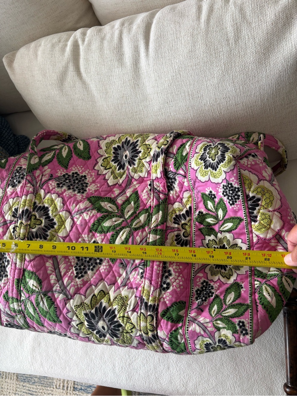 Vera Bradley Quilted large quilted duffle bag - Picture 3 of 10